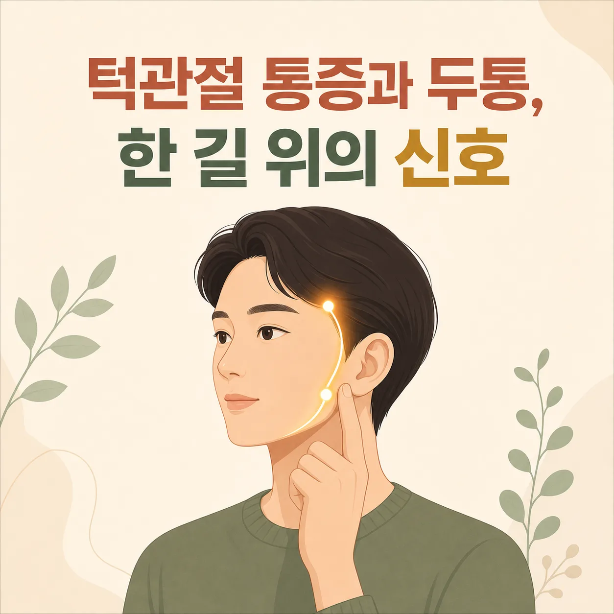 미금역한의원 턱관절 통증과 두통, 한 길 위의 신호 — 한방의 시각